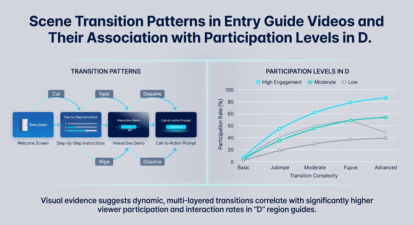 Mid-article visual of transition rhythm graphs mapping scene changes to entry completion rates in digital contests