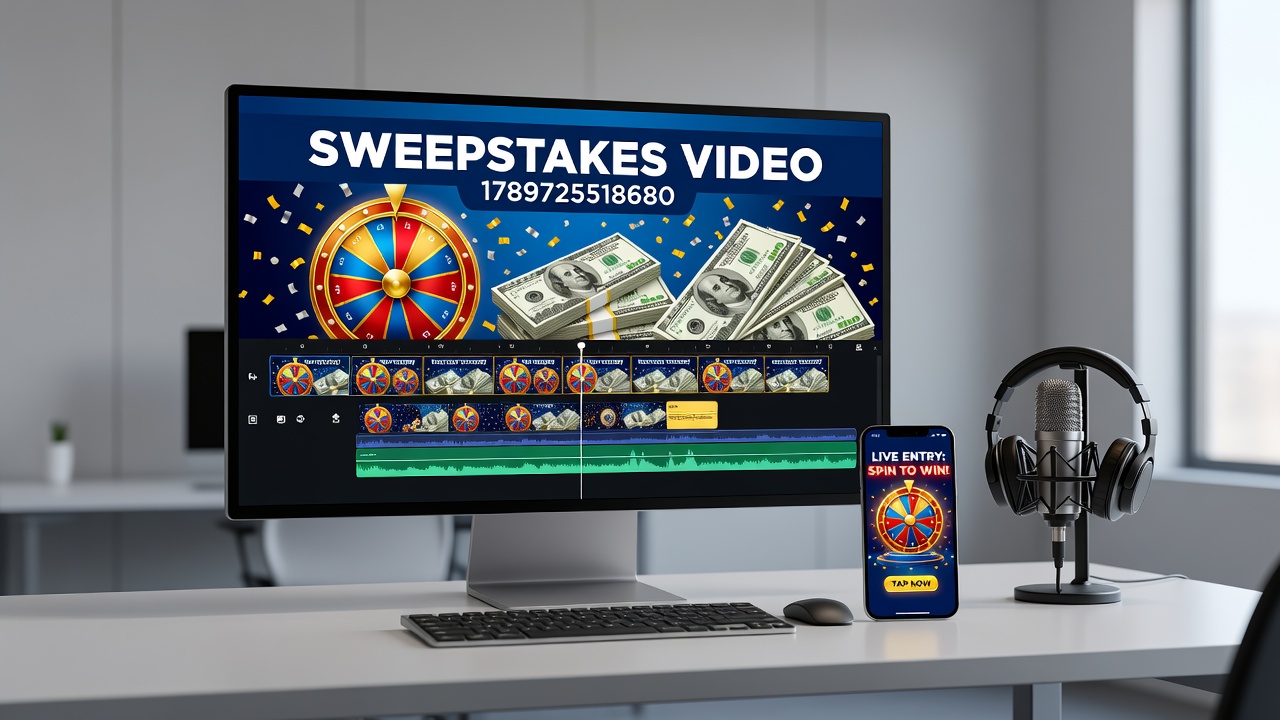 Examples of video editing techniques applied in contest entry footage