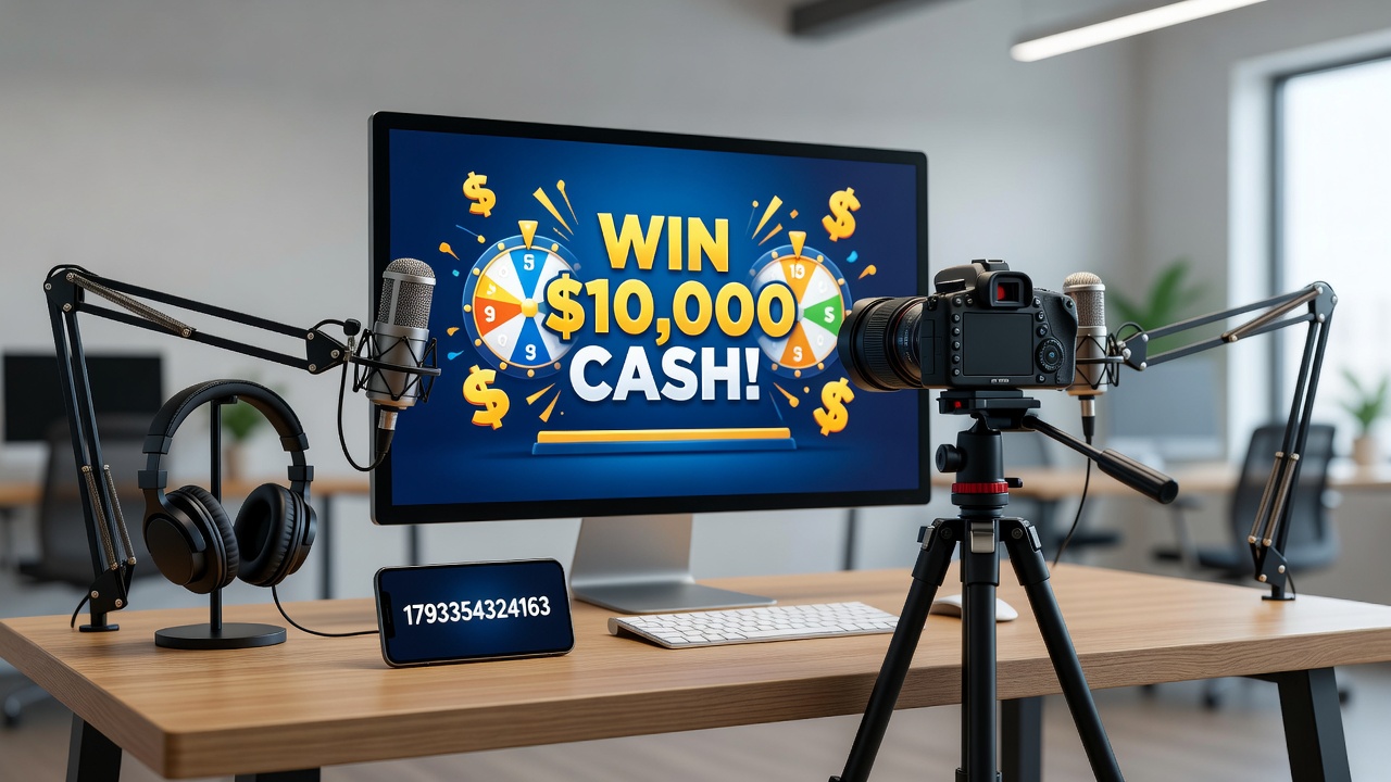 Examples of framing and overlay techniques in reward announcement clips